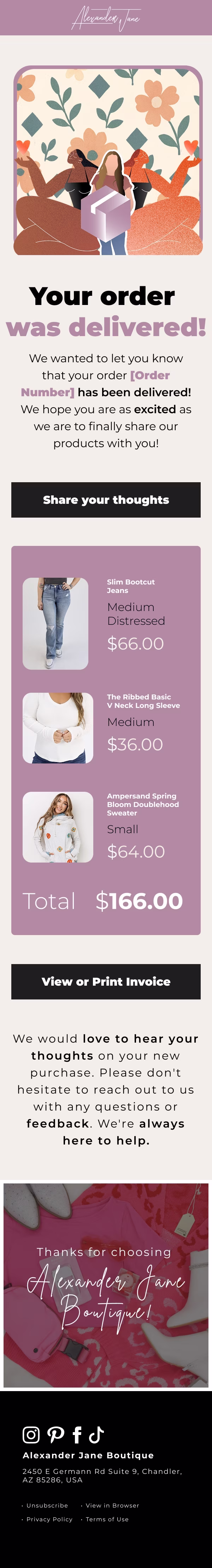 Welcome series email design for an e-commerce brand, focusing on brand introduction and value proposition
